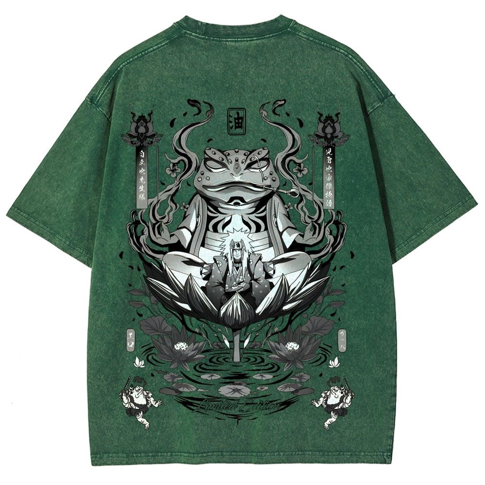 Jiraiya Unisex Fit Washed T-Shirt 2510008383-Coordom