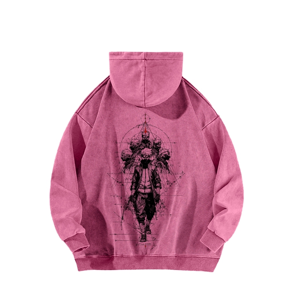 Naruto Casual Washed Hoodie 2509012972-Coordom