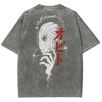 Naruto Unisex Fit Washed T-Shirt 2504009778-Coordom