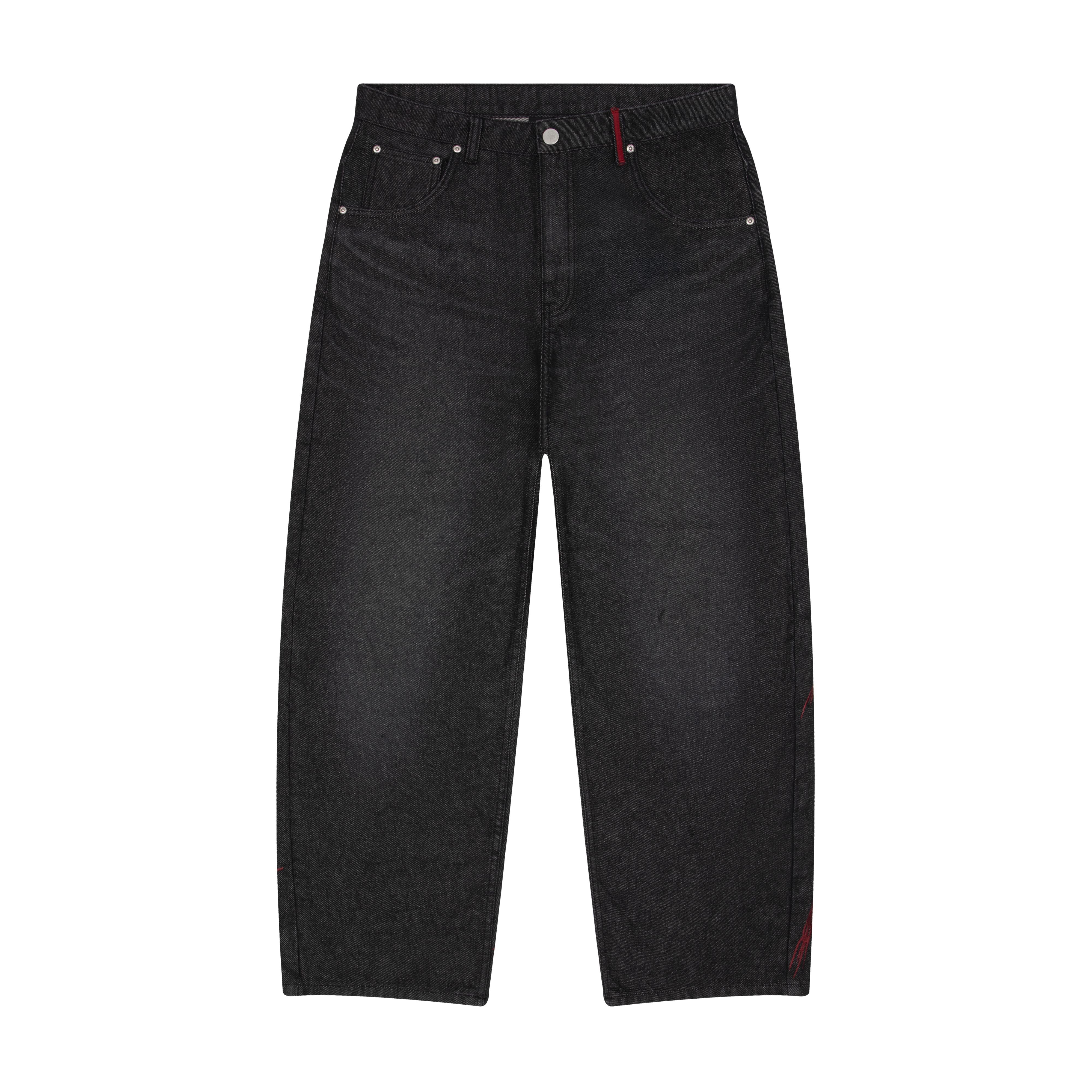 "wall street" black raw Denim-Coordom
