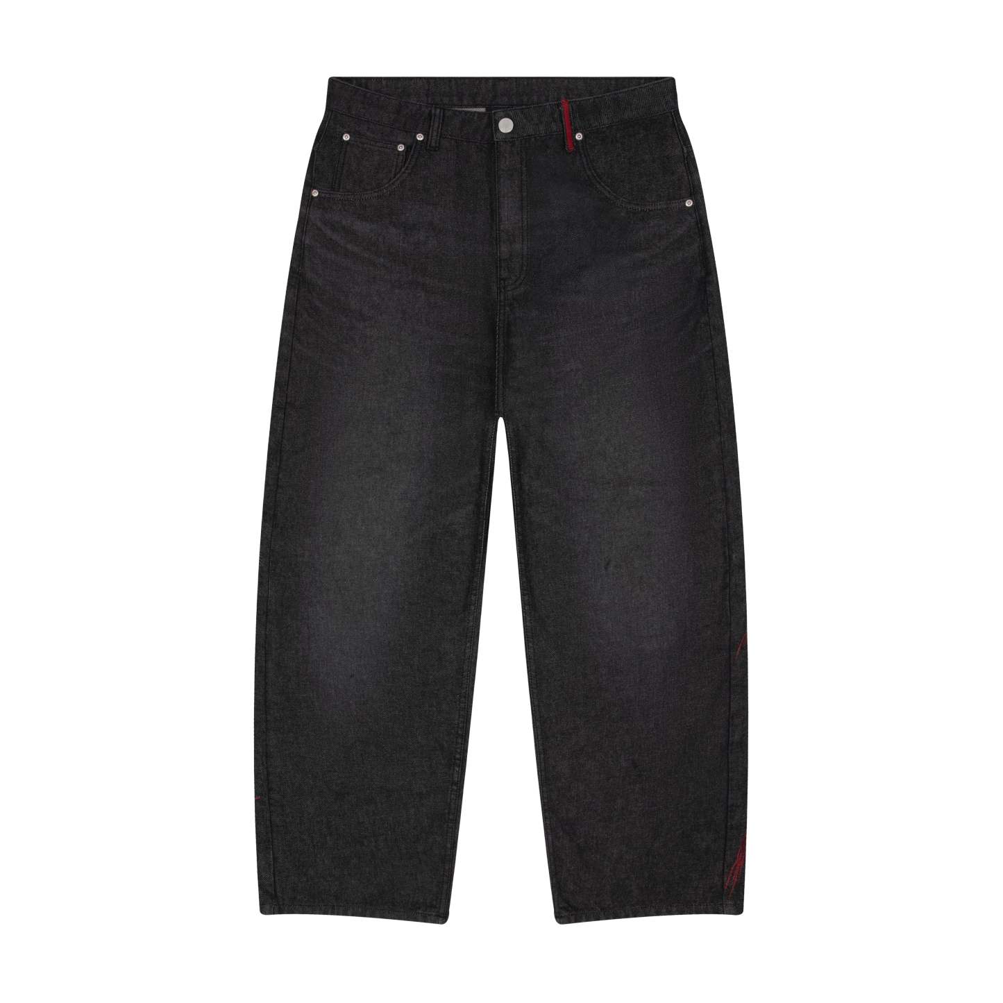 "wall street" black raw Denim-Coordom