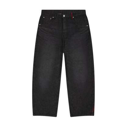 "wall street" black raw Denim-Coordom
