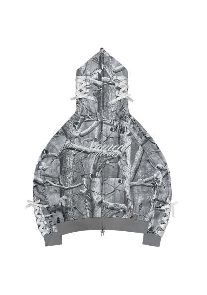 FORBIDDEN ZIP HOODIE SNOW-Coordom