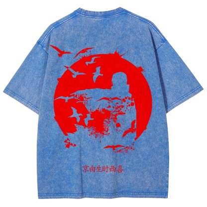 Naruto Unisex Fit Washed T-Shirt 2508023392-Coordom