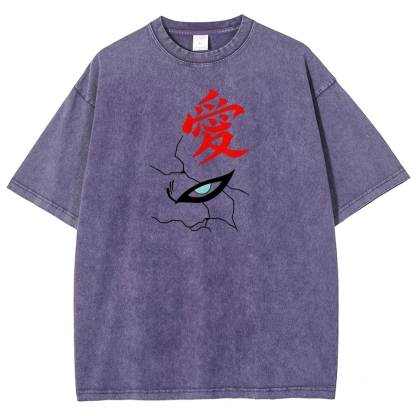 Naruto Unisex Fit Washed T-Shirt 2504014317-Coordom