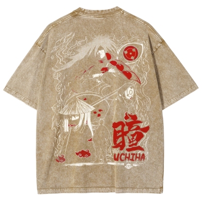 Naruto Unisex Fit Washed T-Shirt 2502006810-Coordom