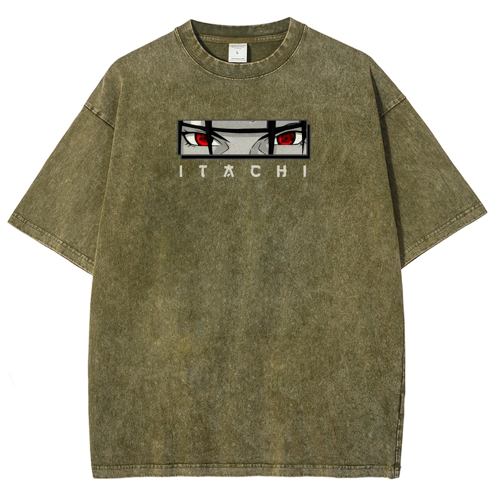 Naruto Unisex Fit Washed T-Shirt 2508023392-Coordom