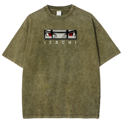 Naruto Unisex Fit Washed T-Shirt 2508023392-Coordom