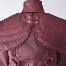 Crimson Devil Hunter Leather Long Coat | Devil May Cry Streetwear Jacket-Coordom