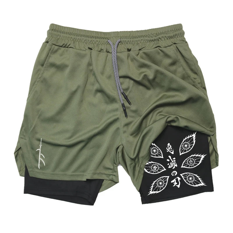 Kokushibo Gym Shorts-Coordom