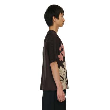 "yakuza v2" knitted Jersey brown-Coordom