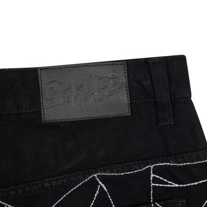 "spiderweb" raw Denim-Coordom