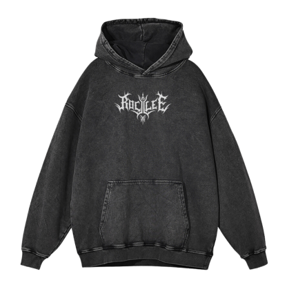 ROCK LEE I ACID WASH HOODIE-Coordom