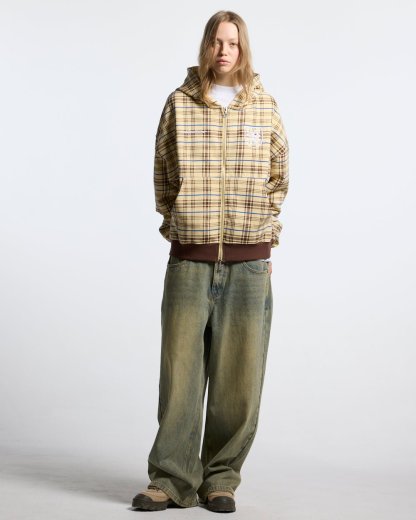 CV2 Dirty Light Denim Pants | Vintage Streetwear Baggy Jeans-Coordom
