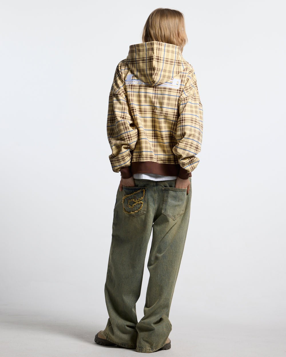CV2 Dirty Light Denim Pants | Vintage Streetwear Baggy Jeans-Coordom
