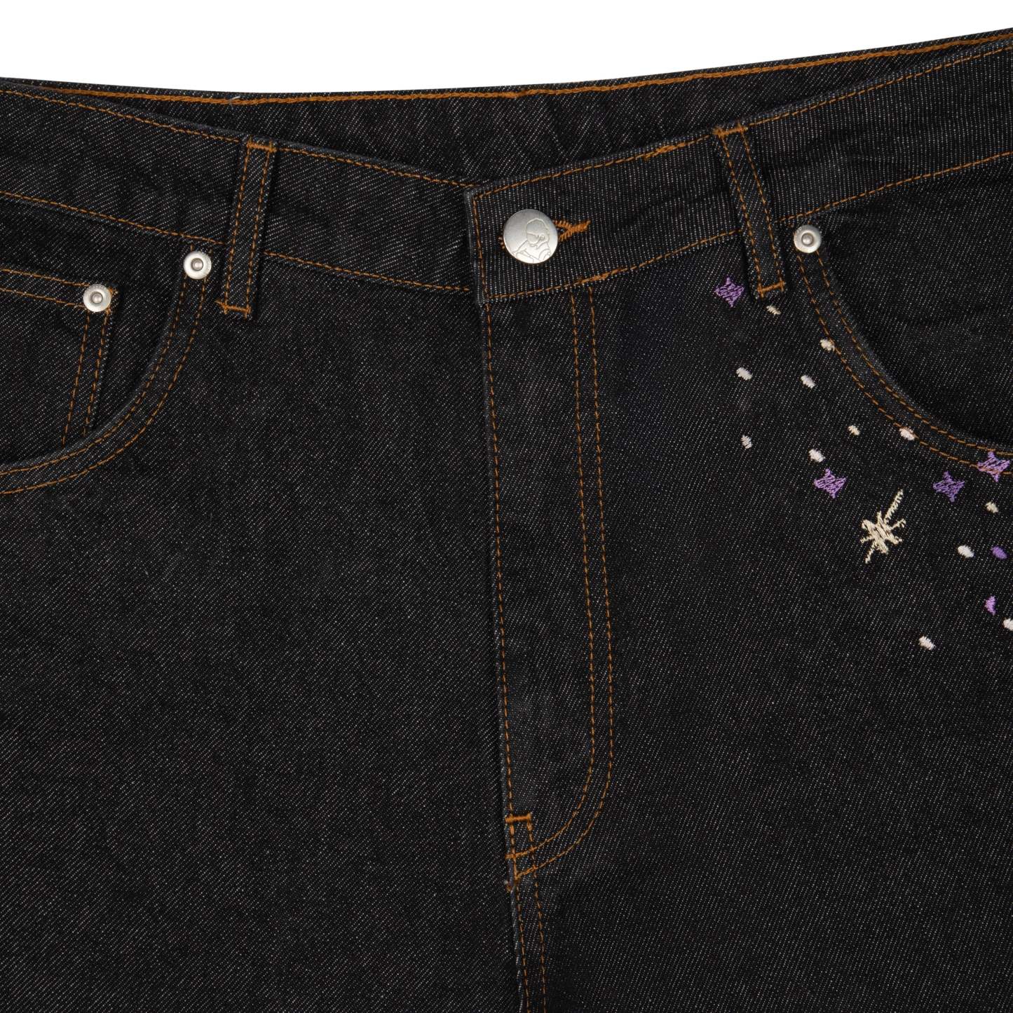 "sunset" black raw Denim-Coordom