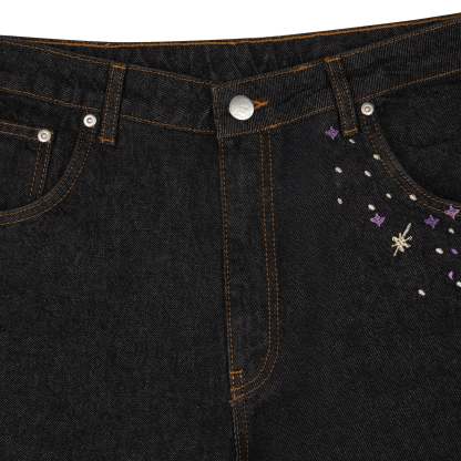 "sunset" black raw Denim-Coordom