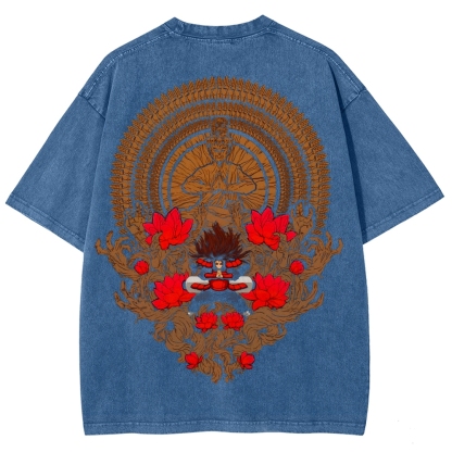 Naruto Unisex Fit Washed T-Shirt 2507012467-Coordom