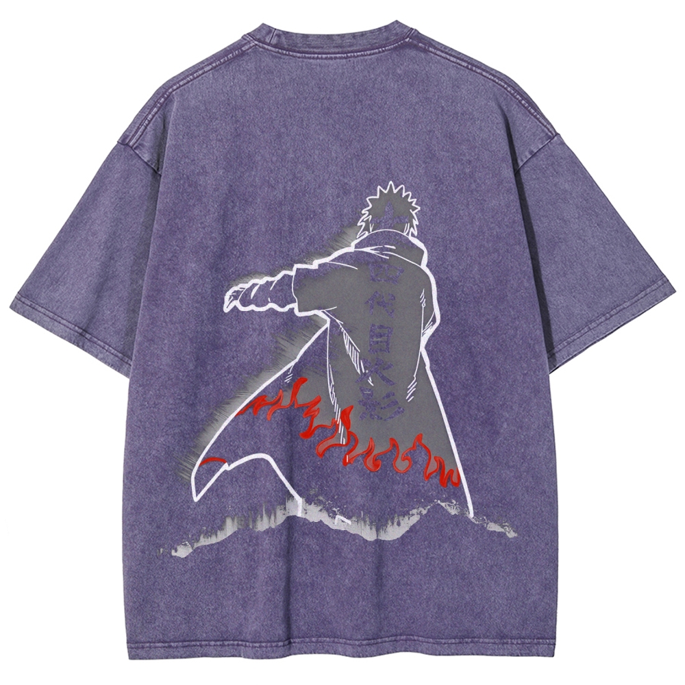 Naruto Unisex Fit Washed T-Shirt 2508023596-Coordom