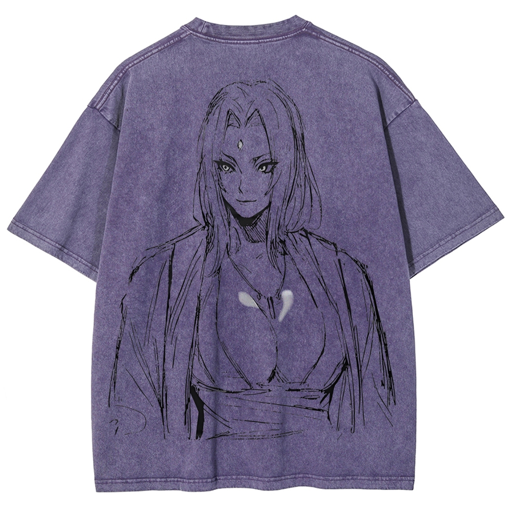 Naruto Unisex Fit Washed T-Shirt 2504009774-Coordom