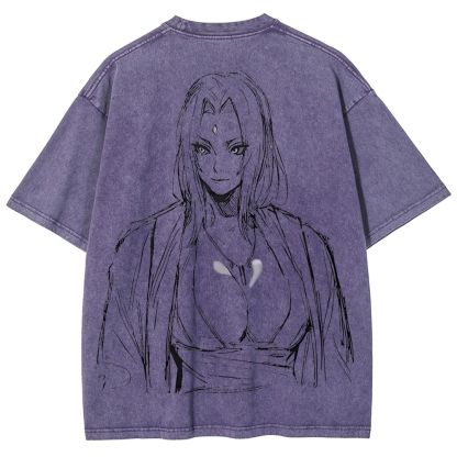 Naruto Unisex Fit Washed T-Shirt 2504009774-Coordom
