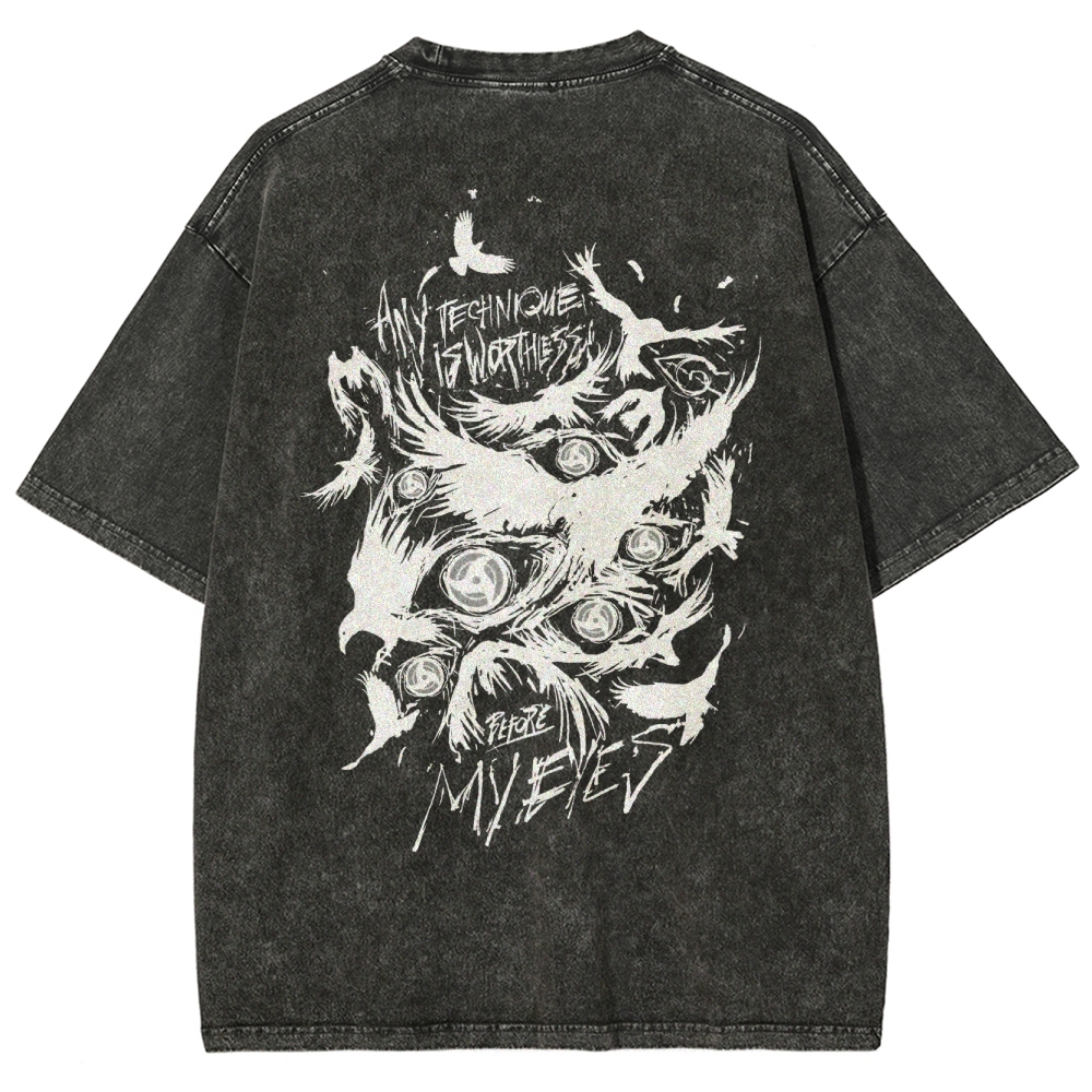 Naruto Unisex Fit Washed T-Shirt-Coordom