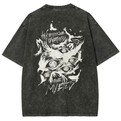 Naruto Unisex Fit Washed T-Shirt-Coordom