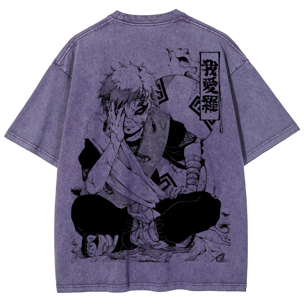 Naruto Unisex Fit Washed T-Shirt 2504014317-Coordom