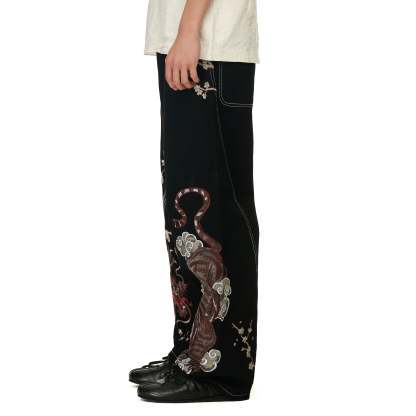 "yakuza v2" black Denim-Coordom