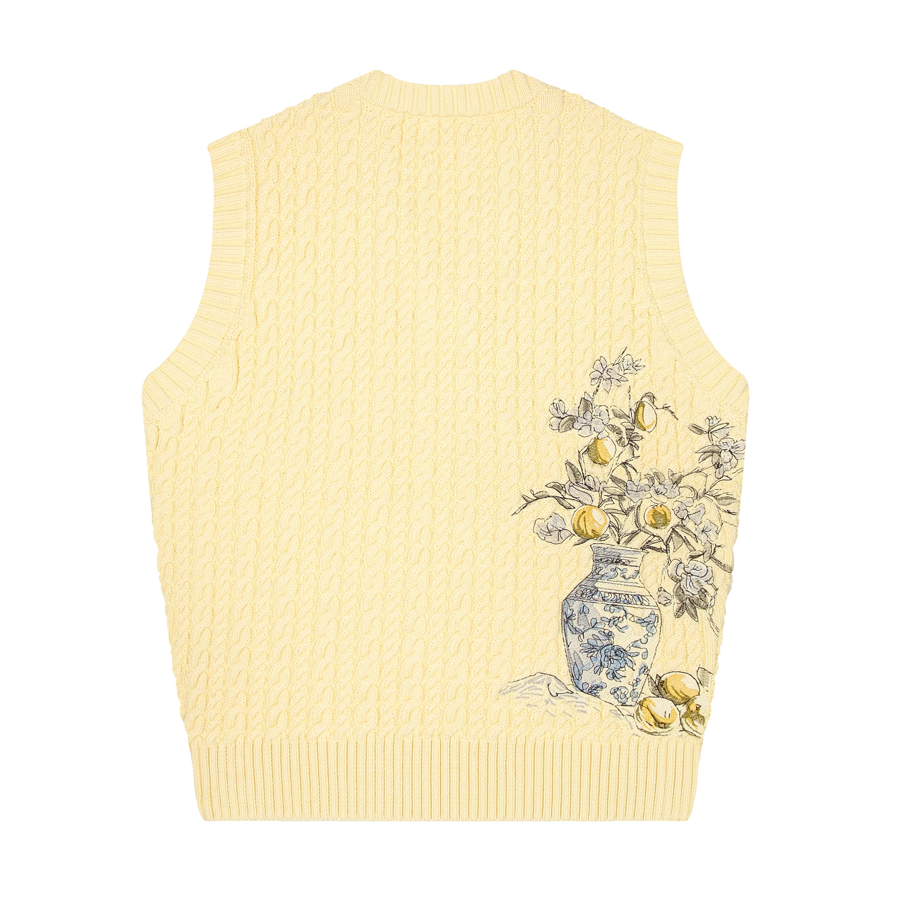 "garden of eden" Knit vest-Coordom