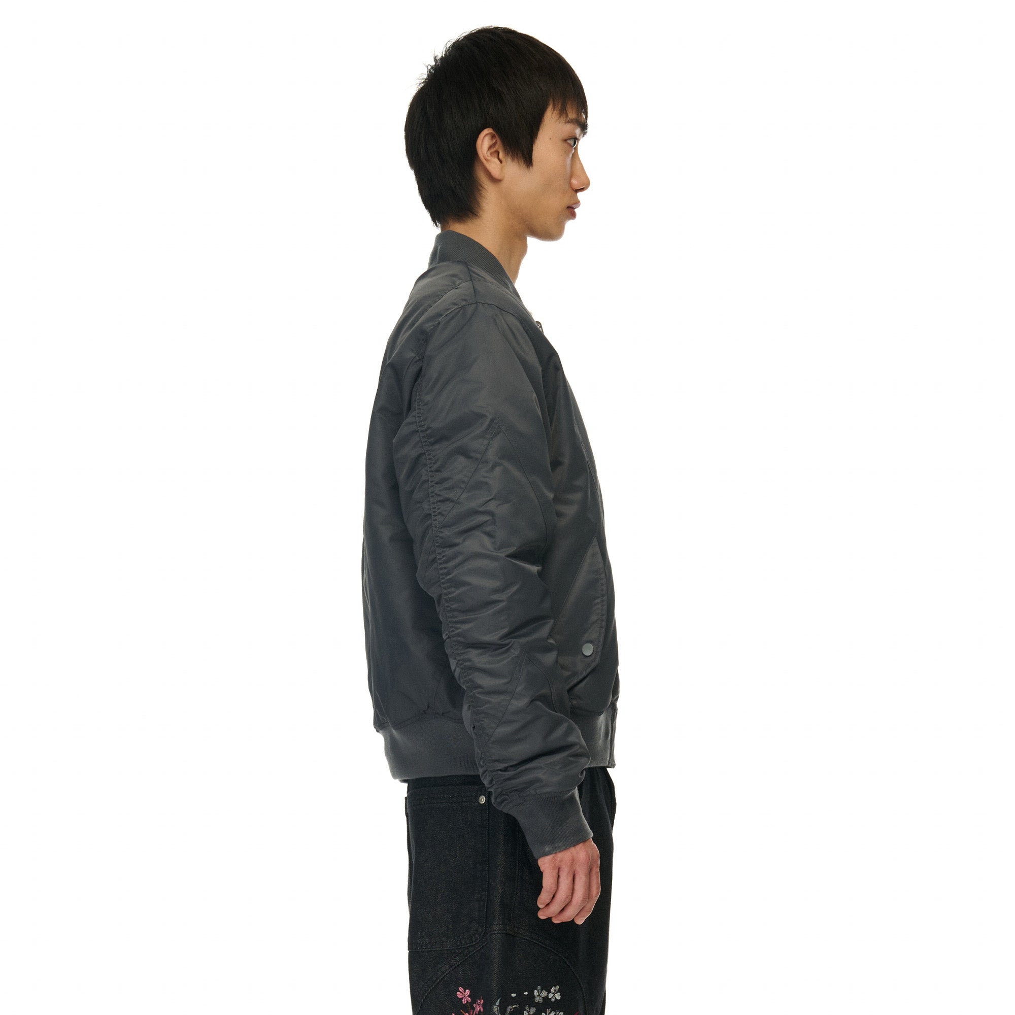 "yakuza v2" bomber Jacket dark grey-Coordom