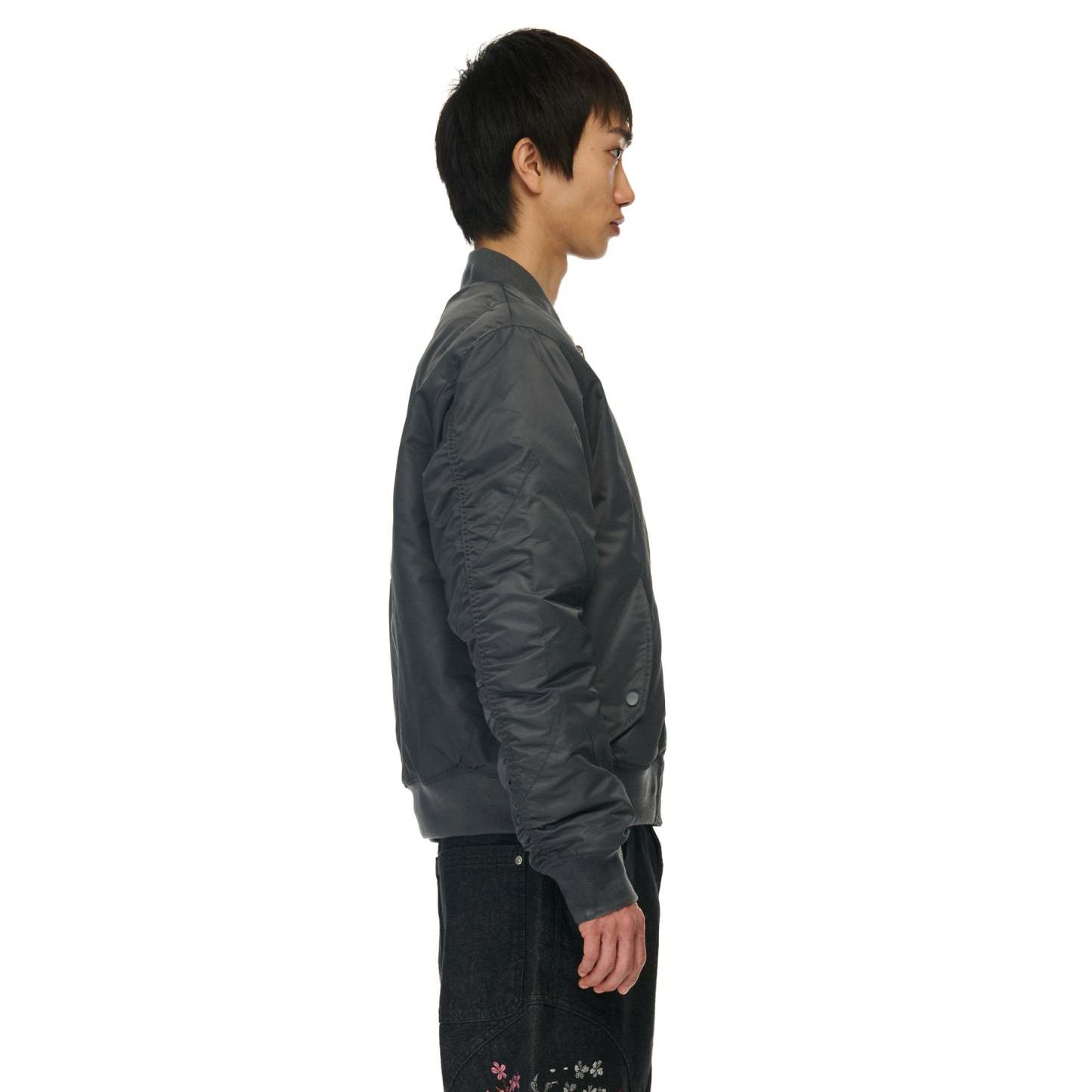 "yakuza v2" bomber Jacket dark grey-Coordom