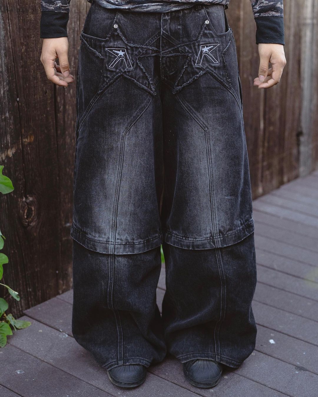pocket convertible denim jean-Coordom