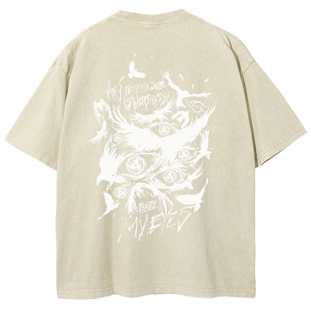 Naruto Unisex Fit Washed T-Shirt-Coordom