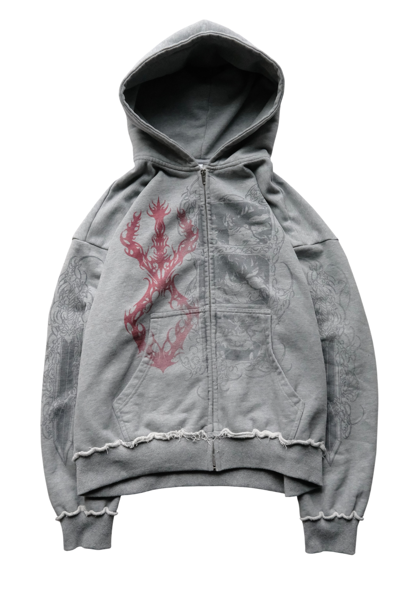 Eclipse Zip-Up Hoodie | Devil May Cry Streetwear Oversized Sweatshirt-Coordom