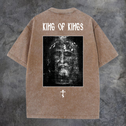 King Of Kings Washed T-Shirt-Coordom
