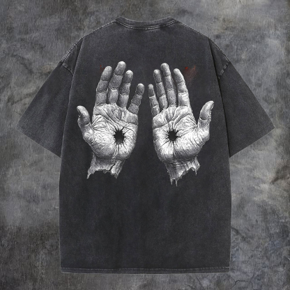 Hollow Hands Washed T-Shirt-Coordom