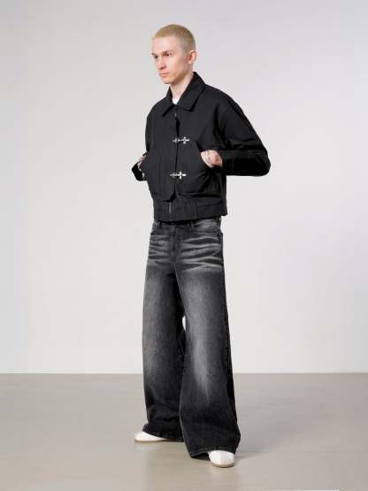 FATIGUE JACKET - BLACK-Coordom