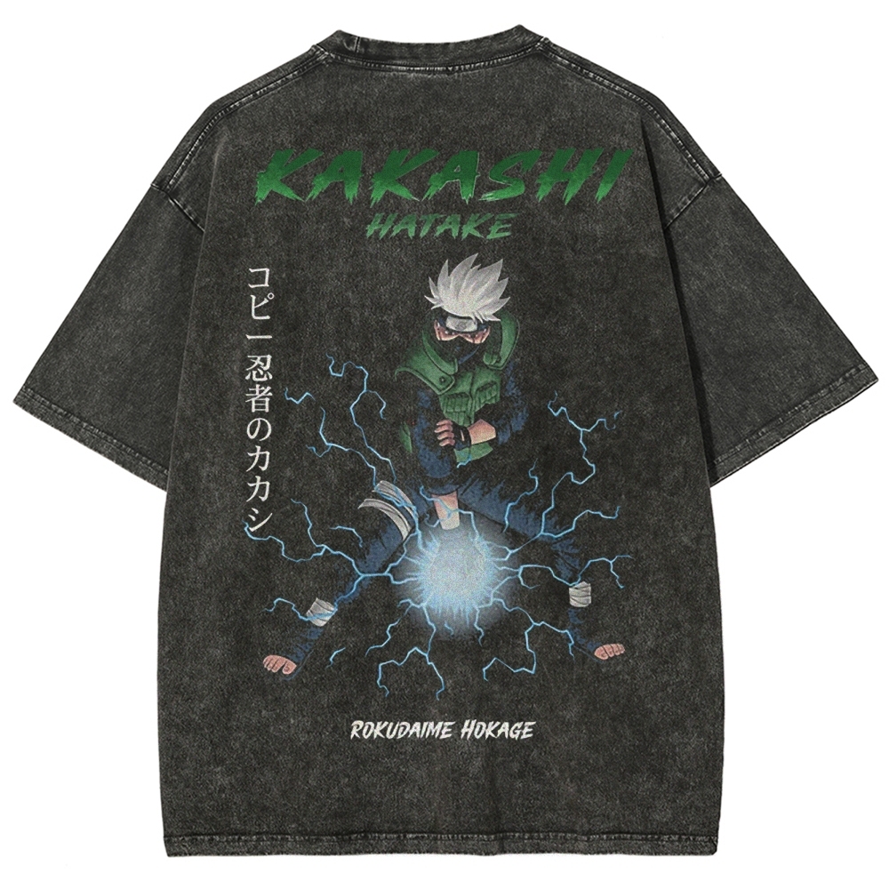 Naruto Unisex Fit Washed T-Shirt 2502006947-Coordom