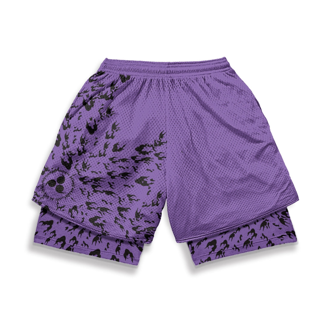 Cursed Gym Shorts-Coordom