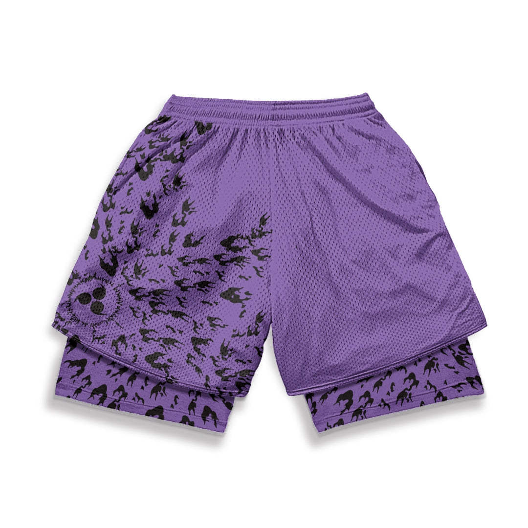 Cursed Gym Shorts-Coordom