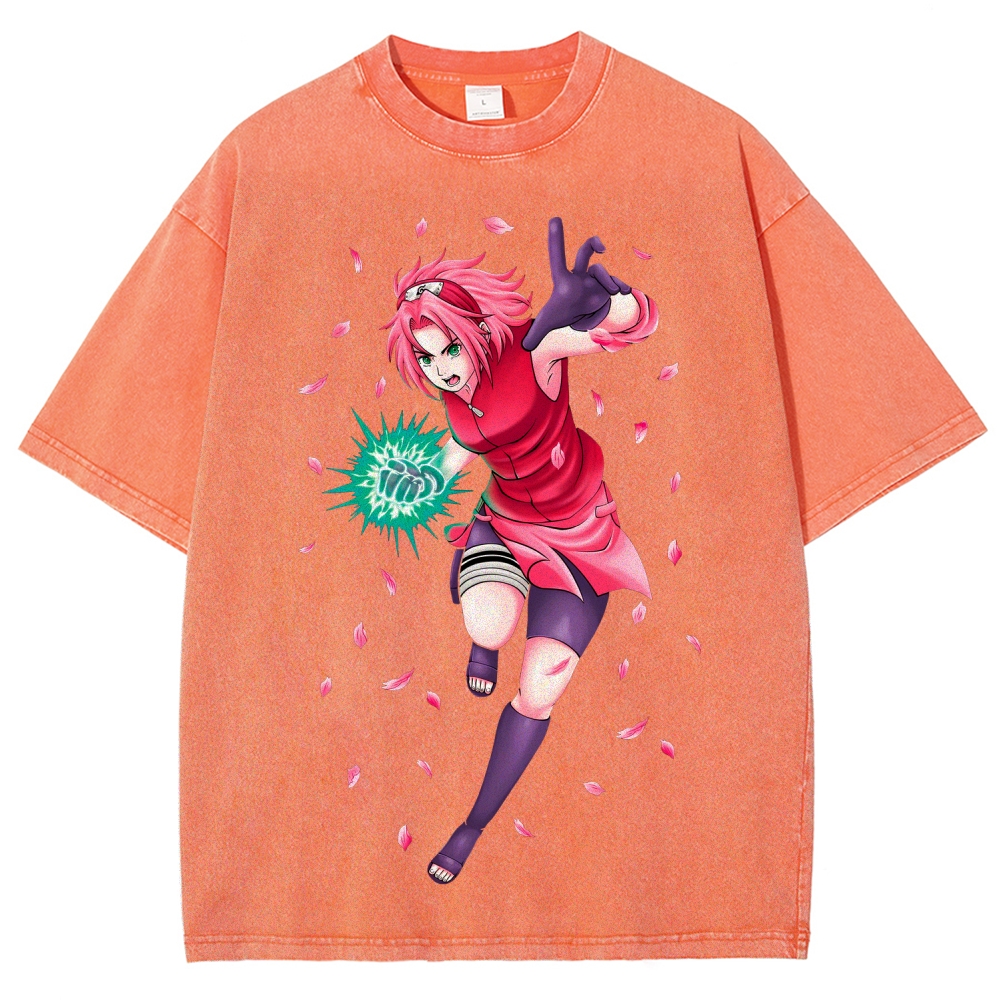 Naruto Unisex Fit Washed T-Shirt 2507030119-Coordom