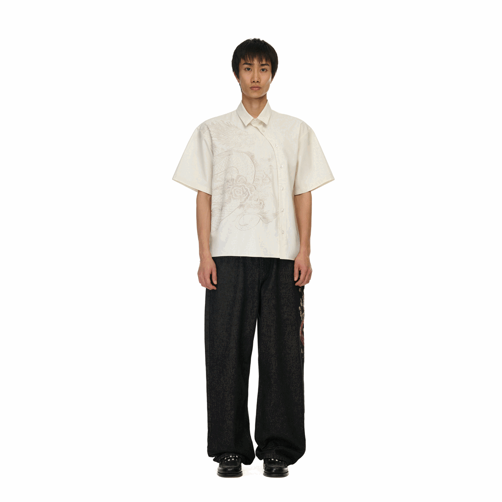 "yakuza" Shirt creme-Coordom