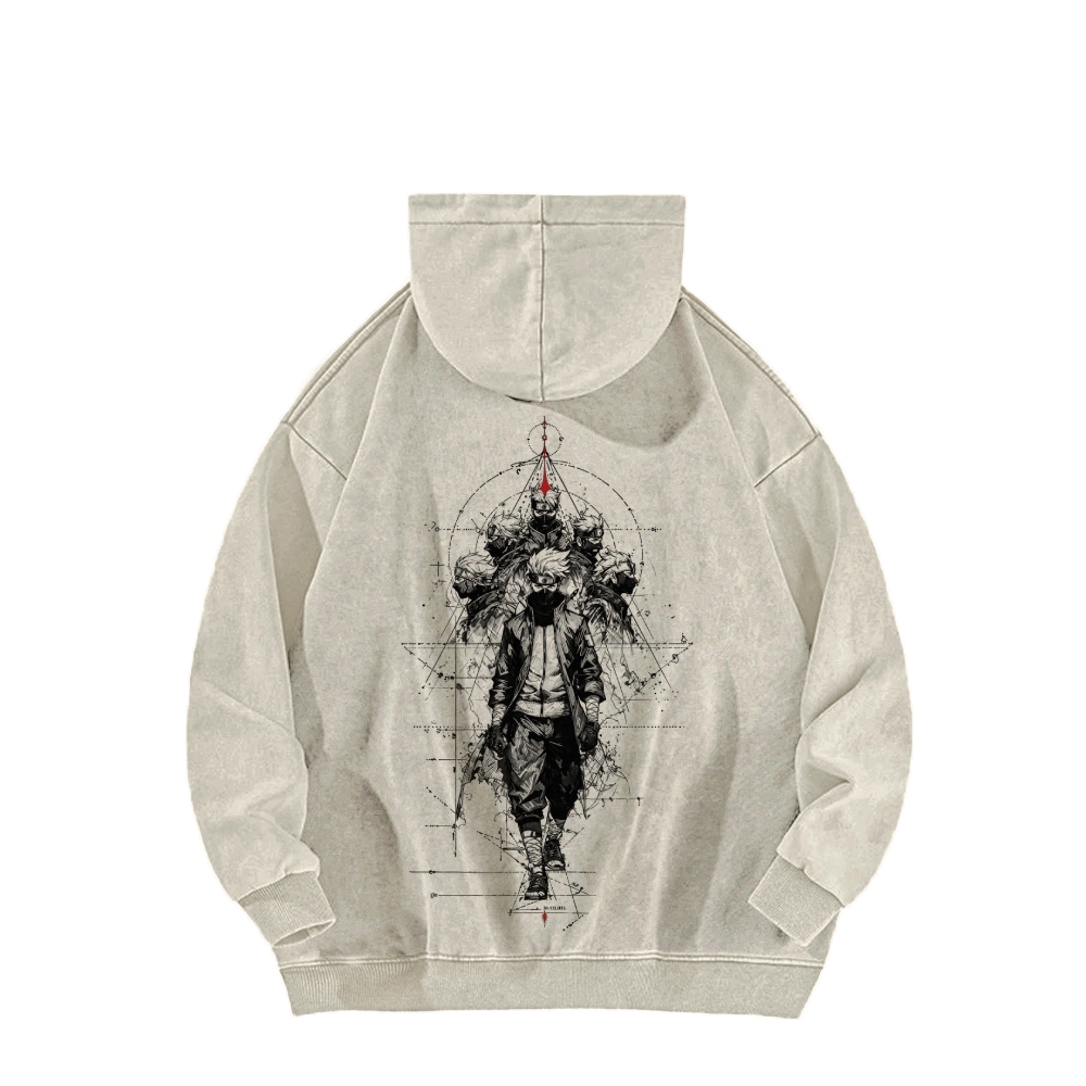Naruto Casual Washed Hoodie 2509012972-Coordom