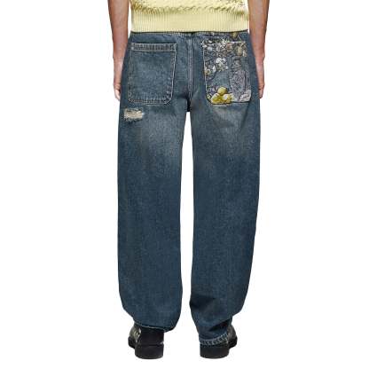 "garden of eden" indigo Denim-Coordom