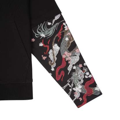 "yakuza" double sleeve Hoodie-Coordom