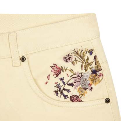 "garden of eden" Denim butter yellow-Coordom