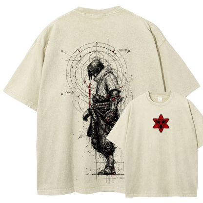 Naruto Unisex Fit Washed T-Shirt 2508017121-Coordom