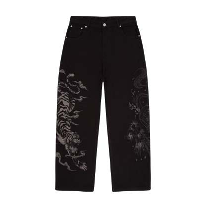 "yakuza" Denim black 01-Coordom