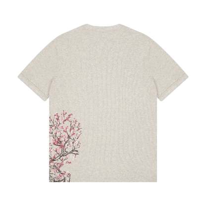 "blossom v3" ribbed T Shirt grey-Coordom